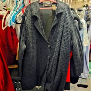 Girls XL Black Sweater